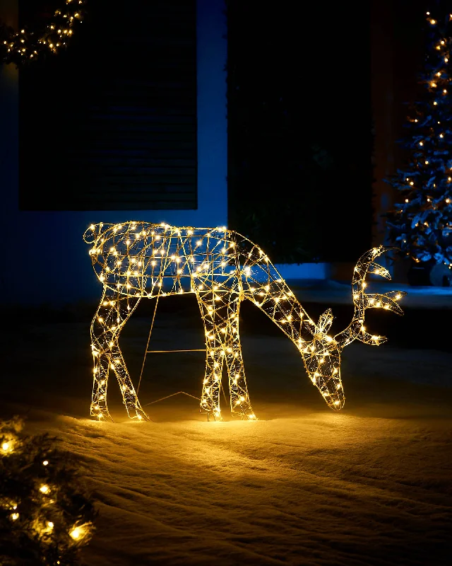 2D Reindeer Silhouette