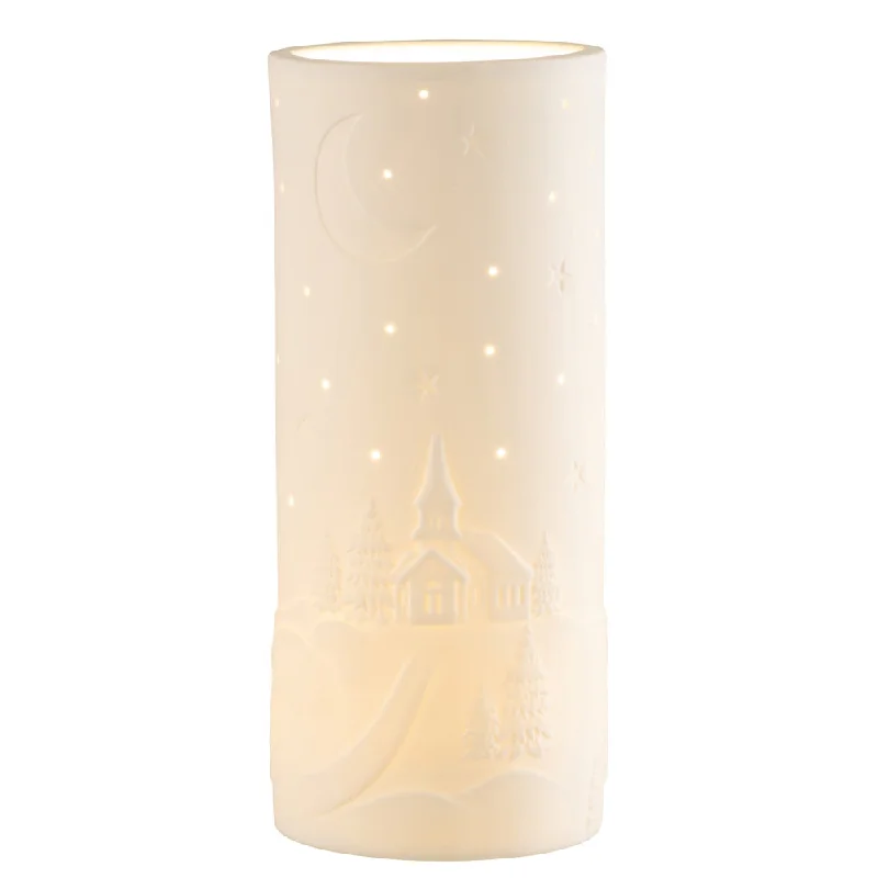 Belleek Living Church Scene Luminaire