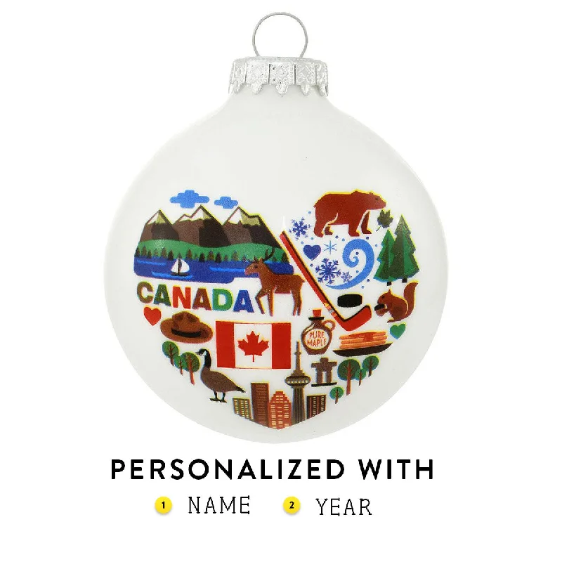 Personalized Canada Ornament