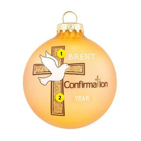 Personalized Confirmation Ornament