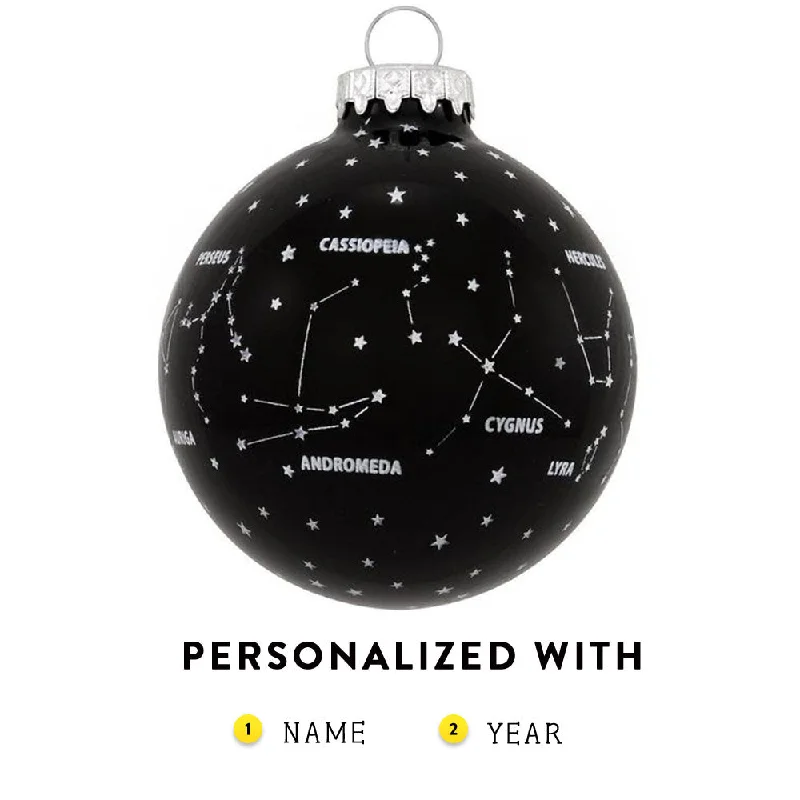 Personalized Constellations Glass Ornament