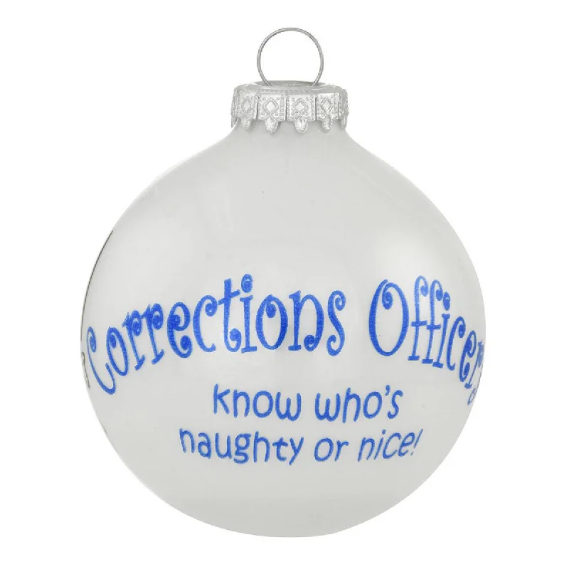 Personalized Corrections Officer Ornament