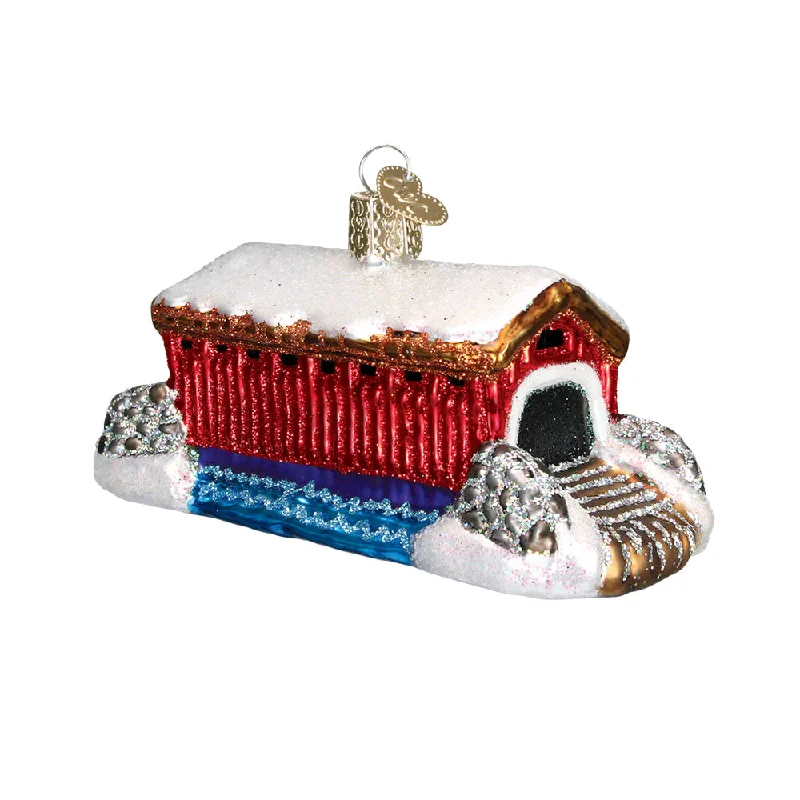 Covered Bridge Ornament - Old World Christmas