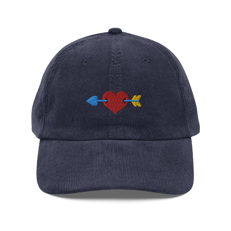 Cupid Heart Corduroy Cap