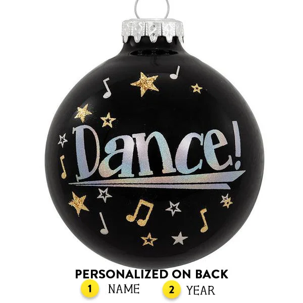 Personalized Dance Star Bulb Ornament