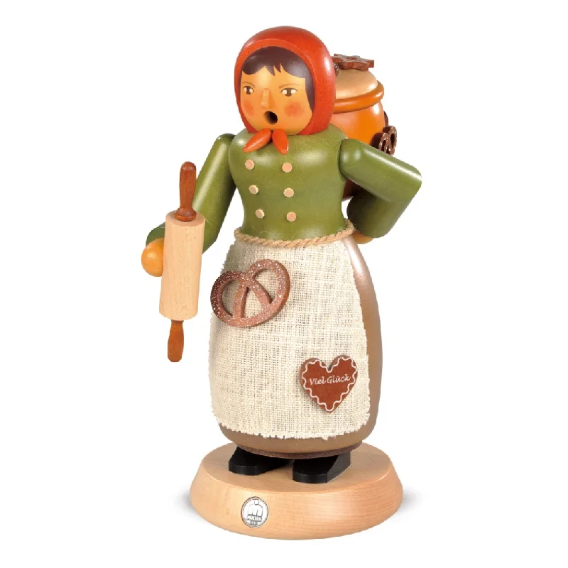 Female Gingerbread Merchant, Incense Smoker by Mueller GmbH