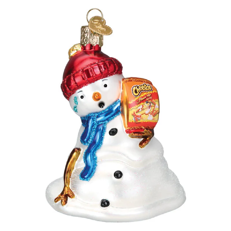 Flamin' Hot Cheetos Snowman Ornament - Old World Christmas