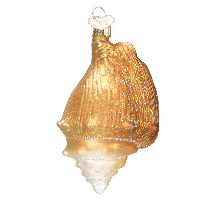 Golden Seashell Ornament - Old World Christmas