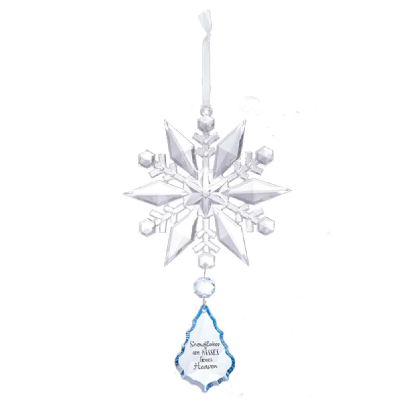 Kiss Snowflake Ornament