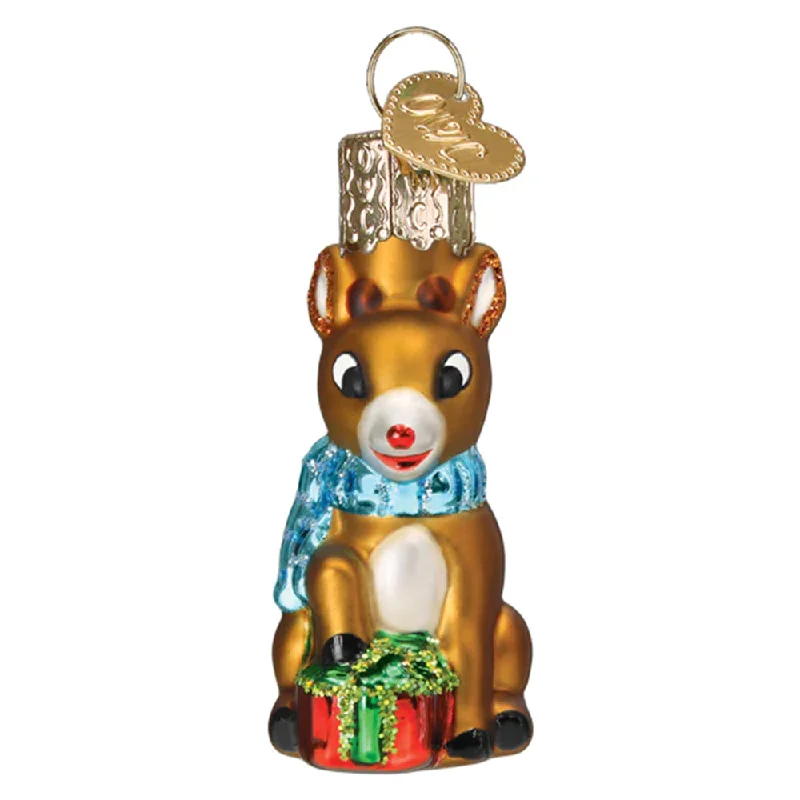 Mini Rudolph The Red-nosed Reindeer Ornament - Old World Christmas