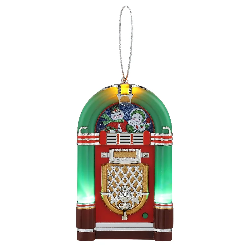 4 in. Retro Jukebox Ornament - Green