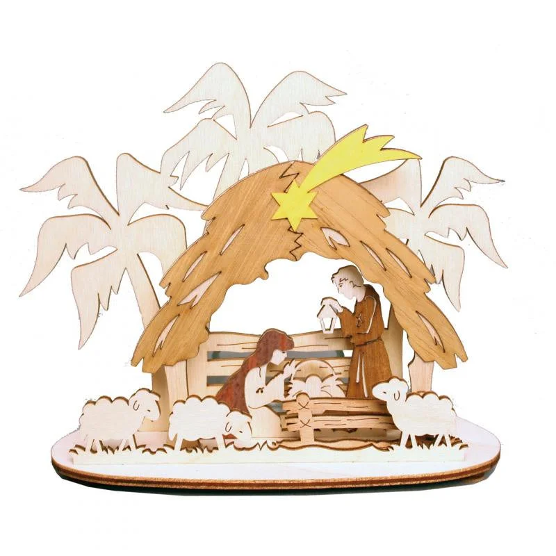 Nativity Tea Light Holder by Kuhnert GmbH