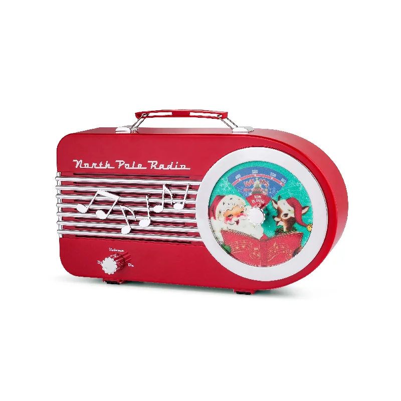 10.5 in. North Pole Radio - Red