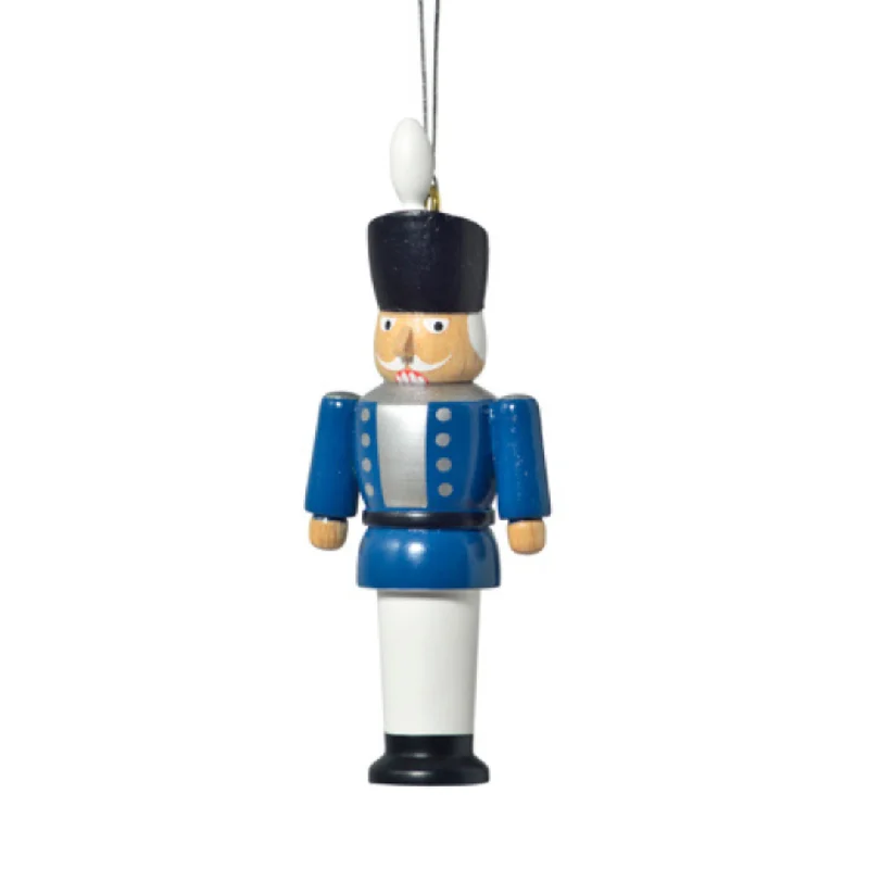 Nutcracker Ornament, blue by KWO