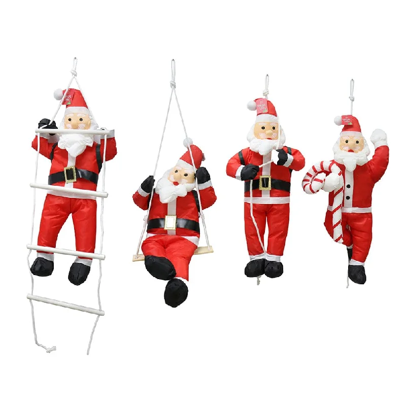 Nylon Santa Asst (60cm)