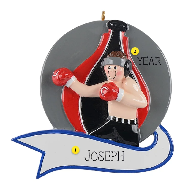 Personalized Boxer Ornament