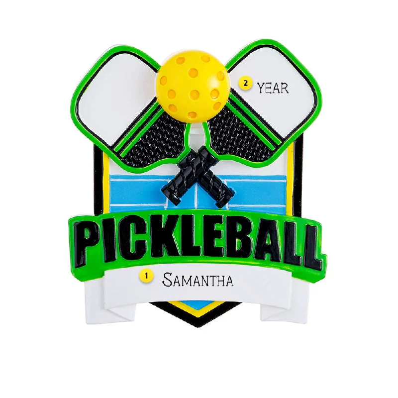 Personalized Pickleball Ornament