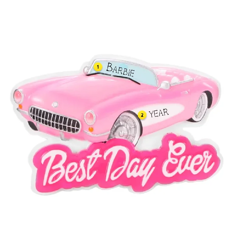 Personalized Pink Doll Convertible Ornament