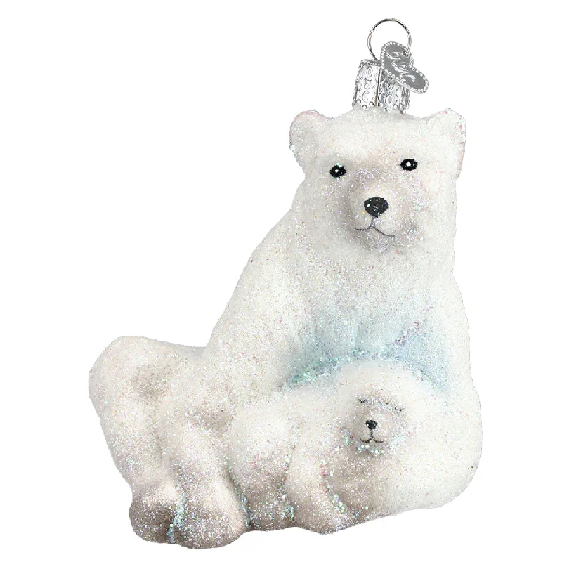 Polar Bear with Cub - Old World Christmas