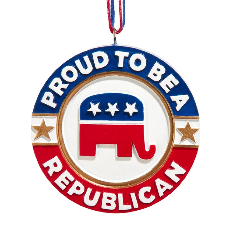 Proud to Be Republican Political Disc Ornament