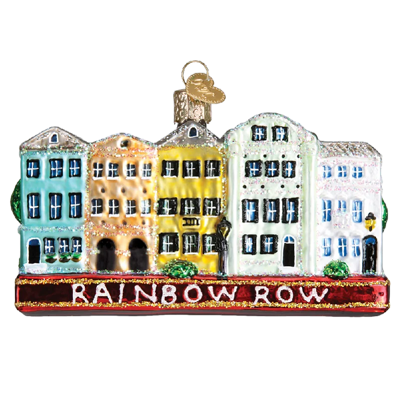 Rainbow Row - Old World Christmas