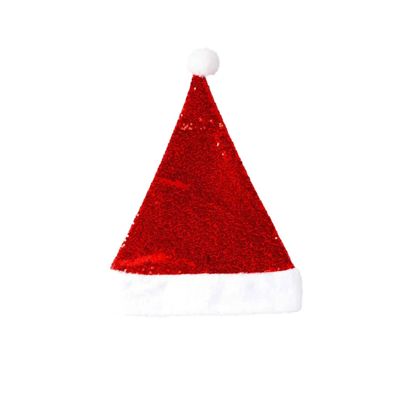 Red Sequin Christmas Hat