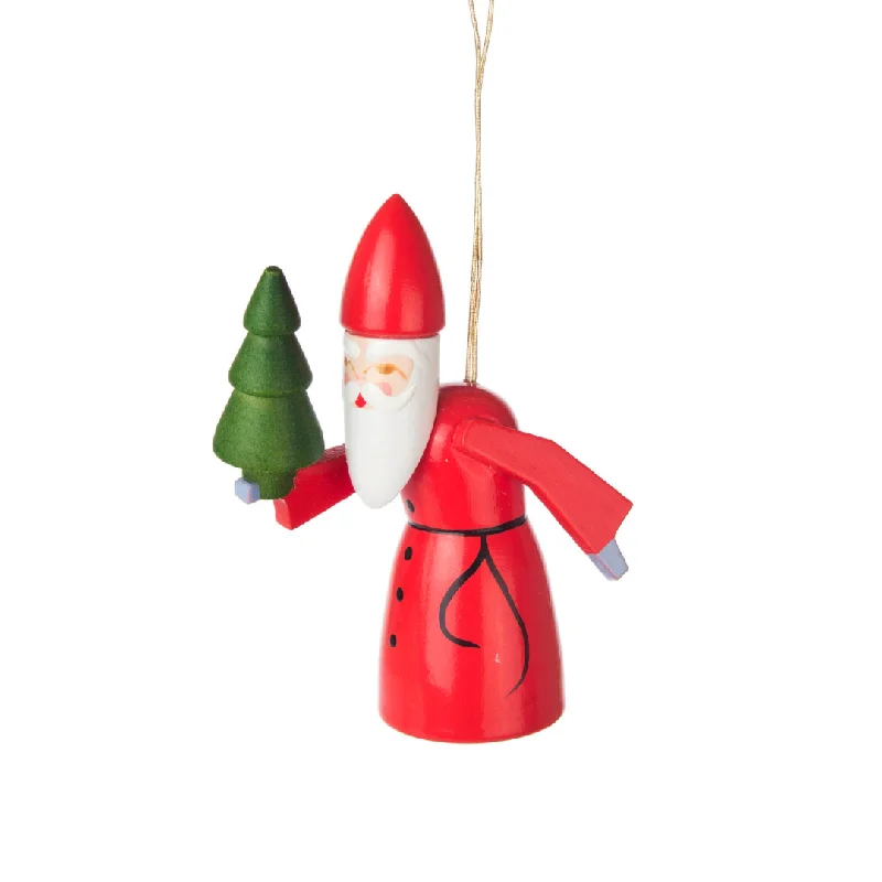 Rupert Santa Ornament by Volker Zenker