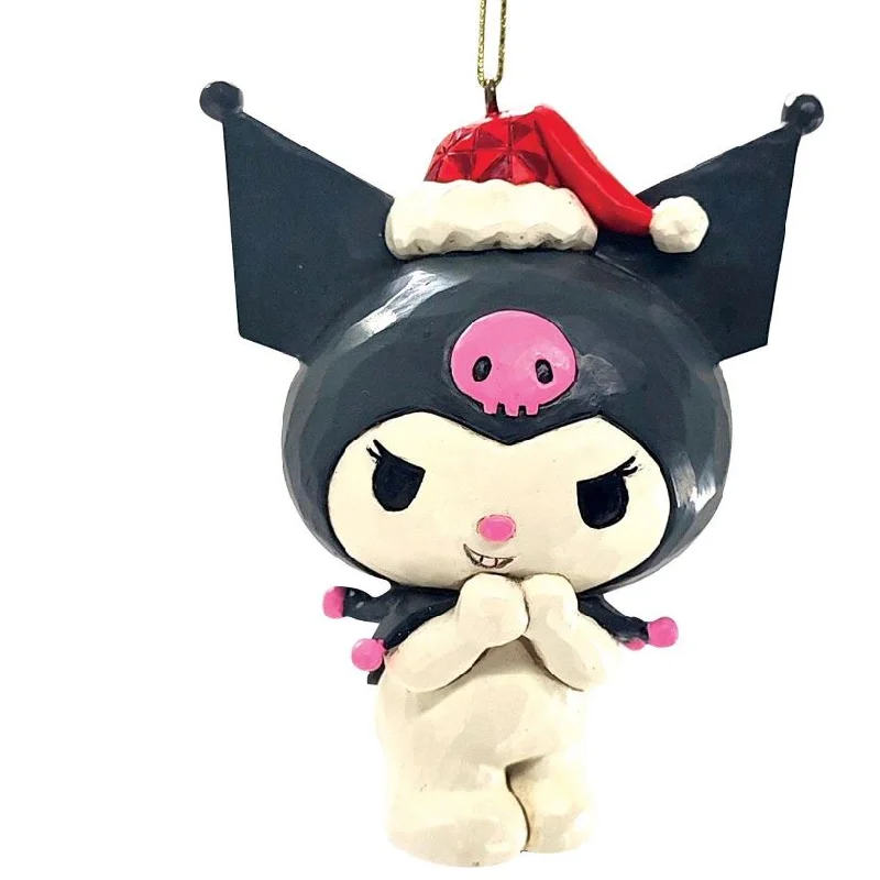 Sanrio 4" Kuromi in Santa Hat Ornament