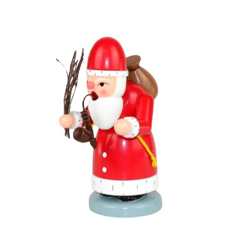 Santa with Switches Smoker, 29cm by Erzgebirgische Holzkunst Gahlenz GmbH