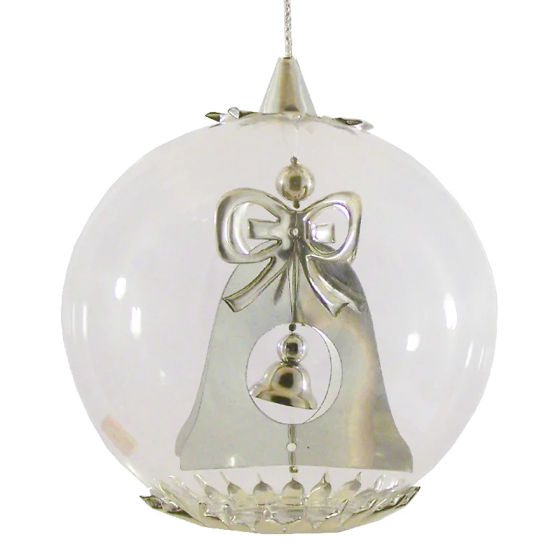 Bell Foil Ornament, silver by Resl Lenz