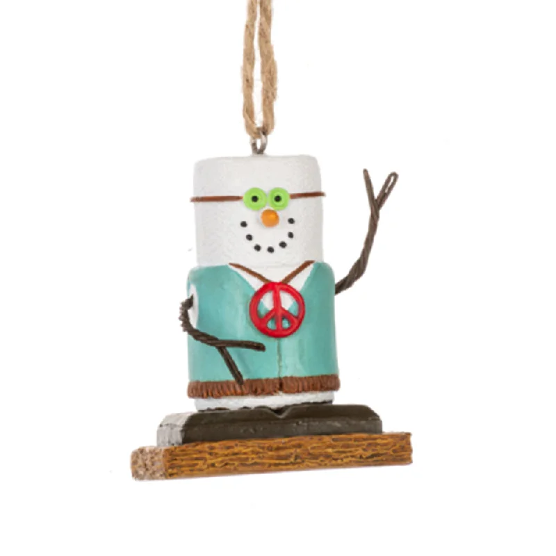 S'mores Hippie Ornament