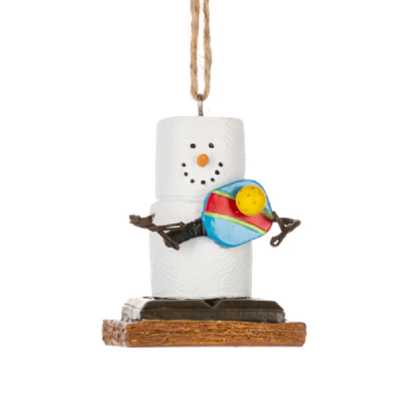 S'mores Pickle Ball Player Ornament