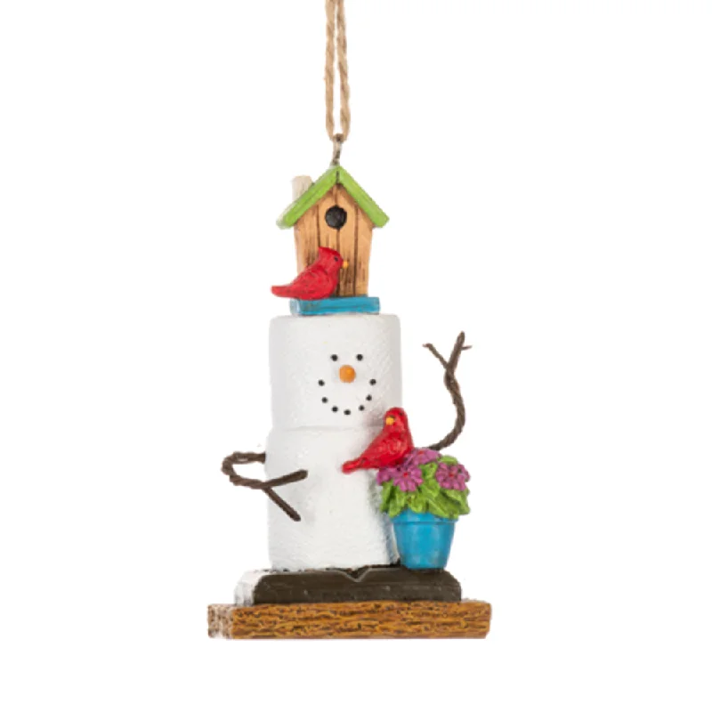 S'mores with Birdhouse Ornament