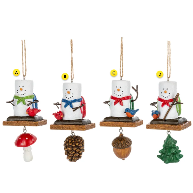 S'mores Woodland Ornament