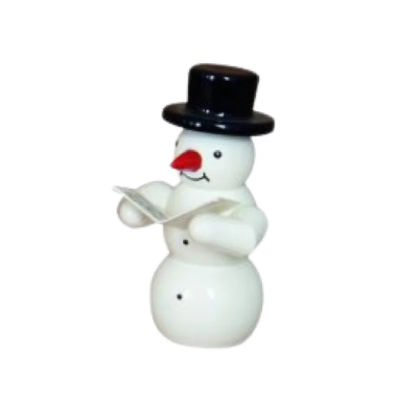 Snowman Band, Snowman with Sheet Music by Erzgebirgische Holzkunst Gahlenz GmbH