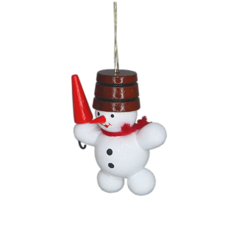 Snowman with  umbrella ornament by Volker Zenker