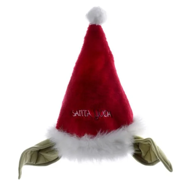 Star Wars™ Plush Santa Yoda Hat With Bendable Ears