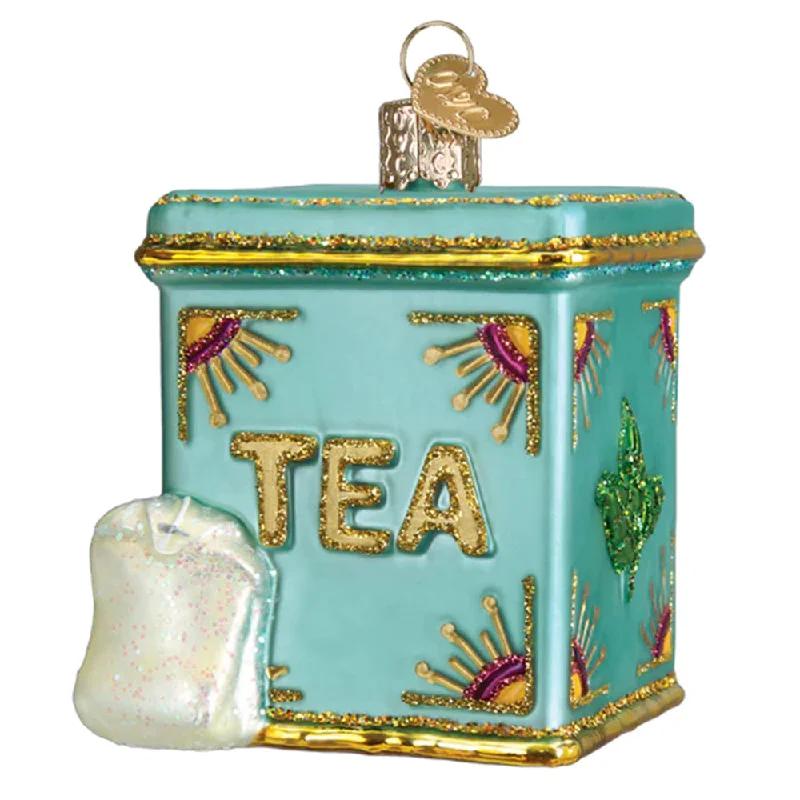 Tea Tin Ornament - Old World Christmas