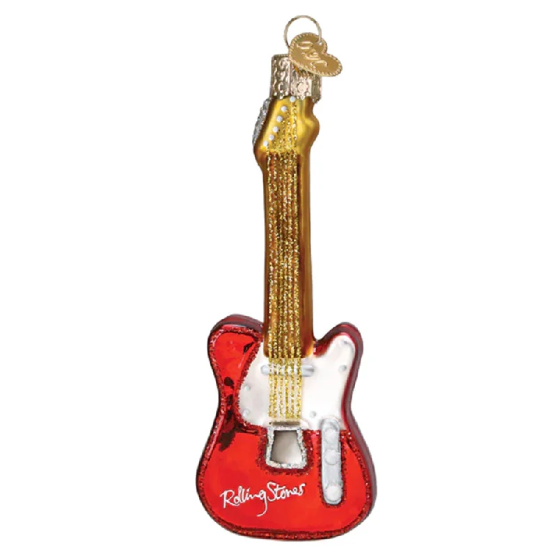 The Rolling Stones Guitar Ornament - Old World Christmas