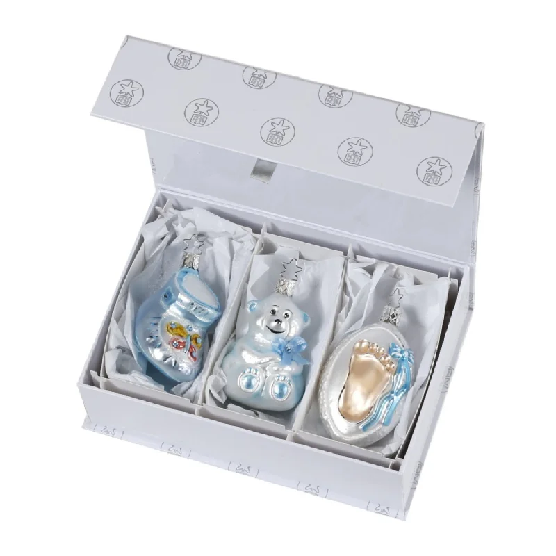 Welcome Baby Box Set, blue by Inge Glas of Germany