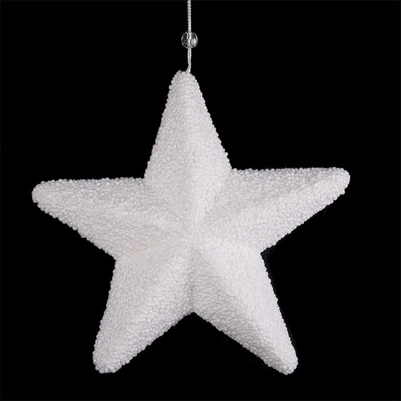 White Hanging Star (25cm)