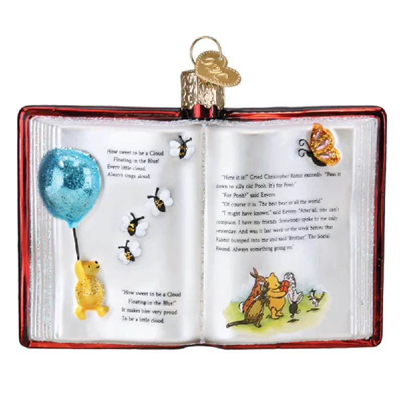 Winnie-the-Pooh Book Ornament - Old World Christmas