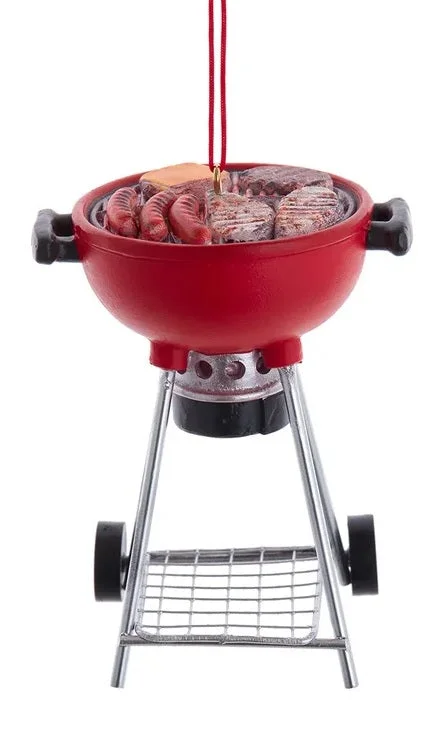 3" Red Grill Ornament