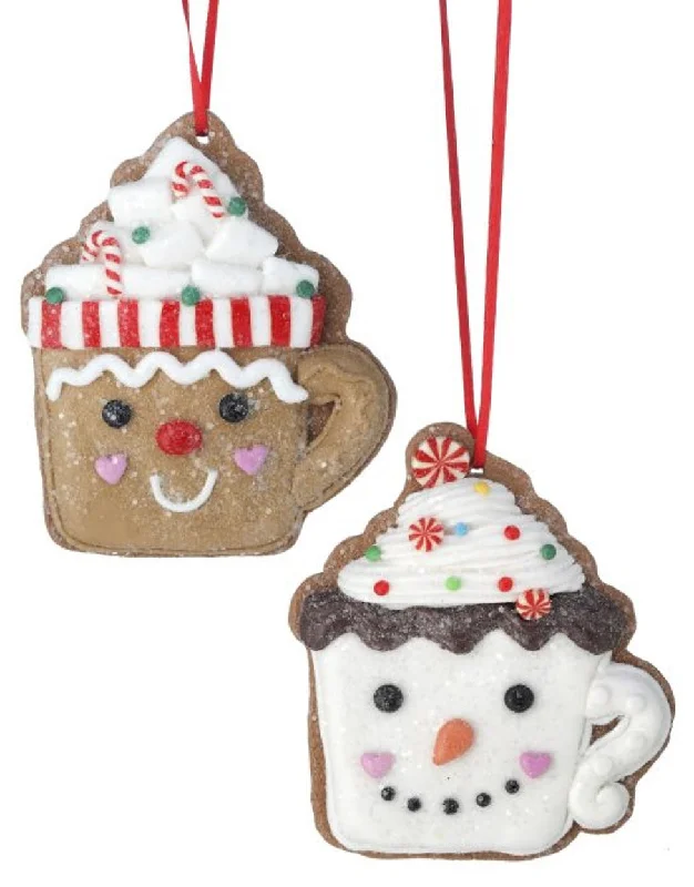 4" Cocoa Cup Cookie Ornament