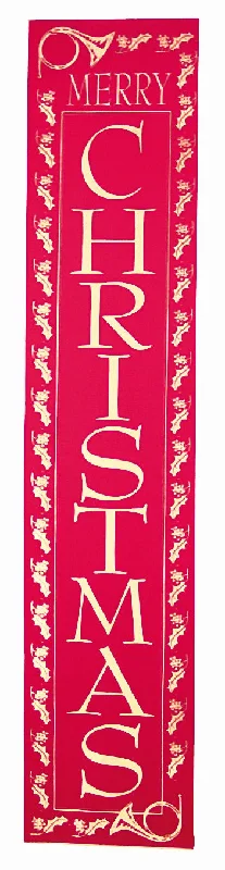 5' "Merry Christmas" Hanging Banner