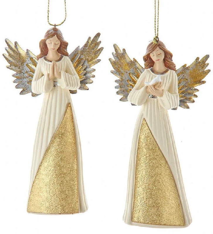 5.3" Gold Angel Ornament