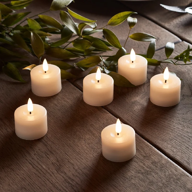 6 Ivory TruGlow® LED Mini Votive Candles