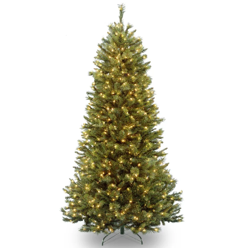 7.5 ft. Pre-Lit Rocky Ridge Pine  Slim Tree with Clear Lights