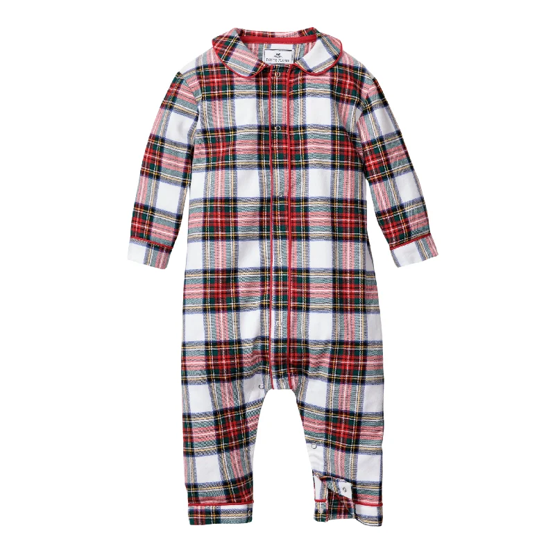 Baby's Brushed Cotton Cambridge Romper in Balmoral Tartan