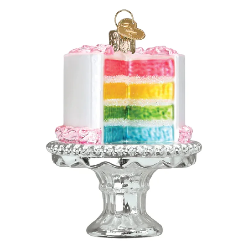 Cake On Stand Ornament - Old World Christmas